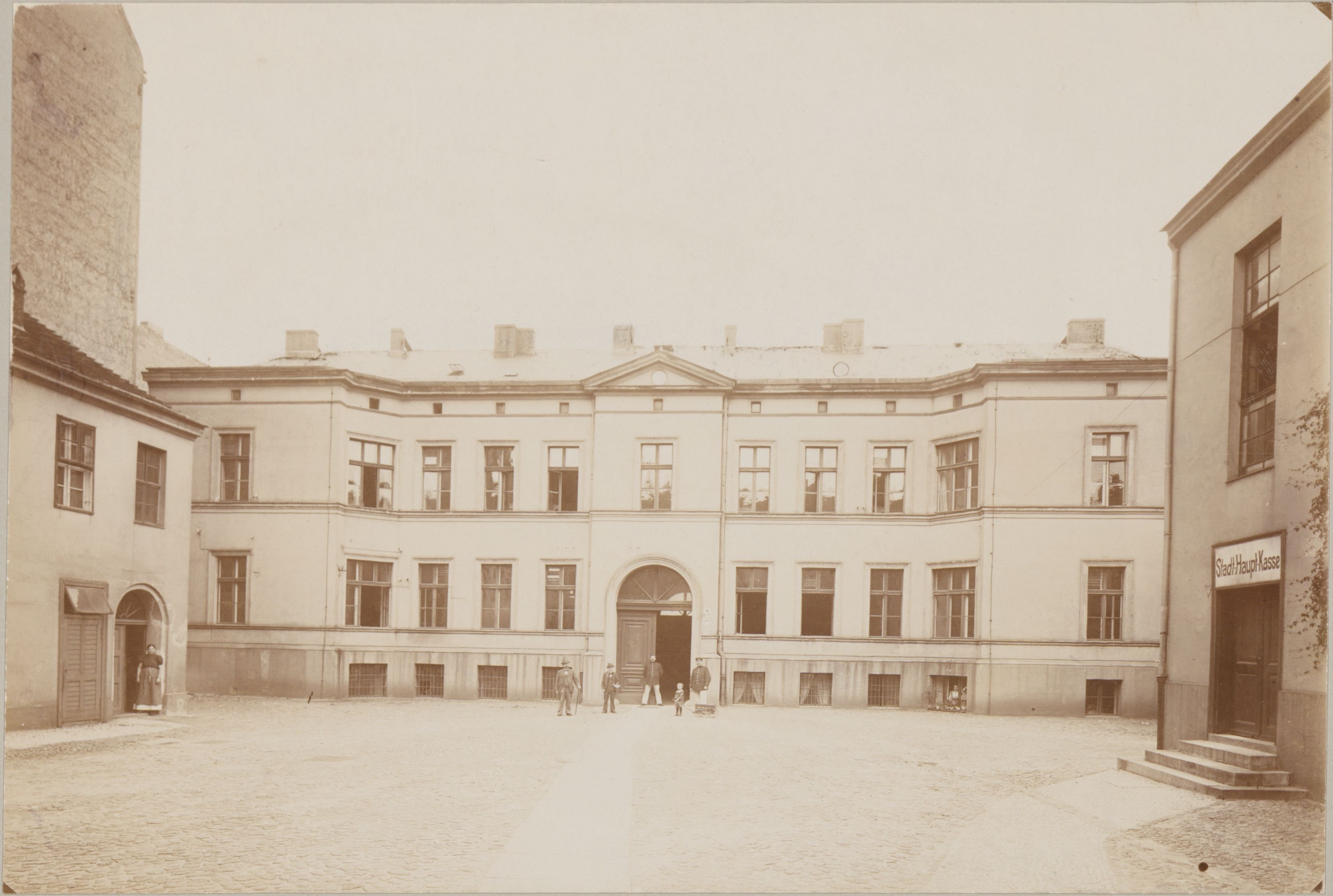 Unknown artist, Altes Rathaus Charlottenburg, Quergebäude