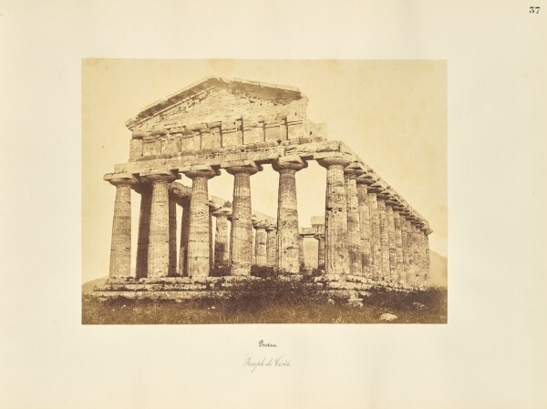 Giorgio Sommer, Poestum. Temple de Ceres