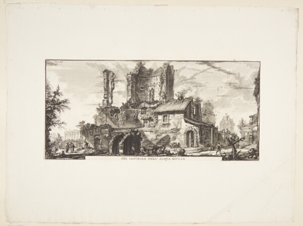 Giovanni Battista Piranesi, Bygningen over fontænen Acqua Giulia