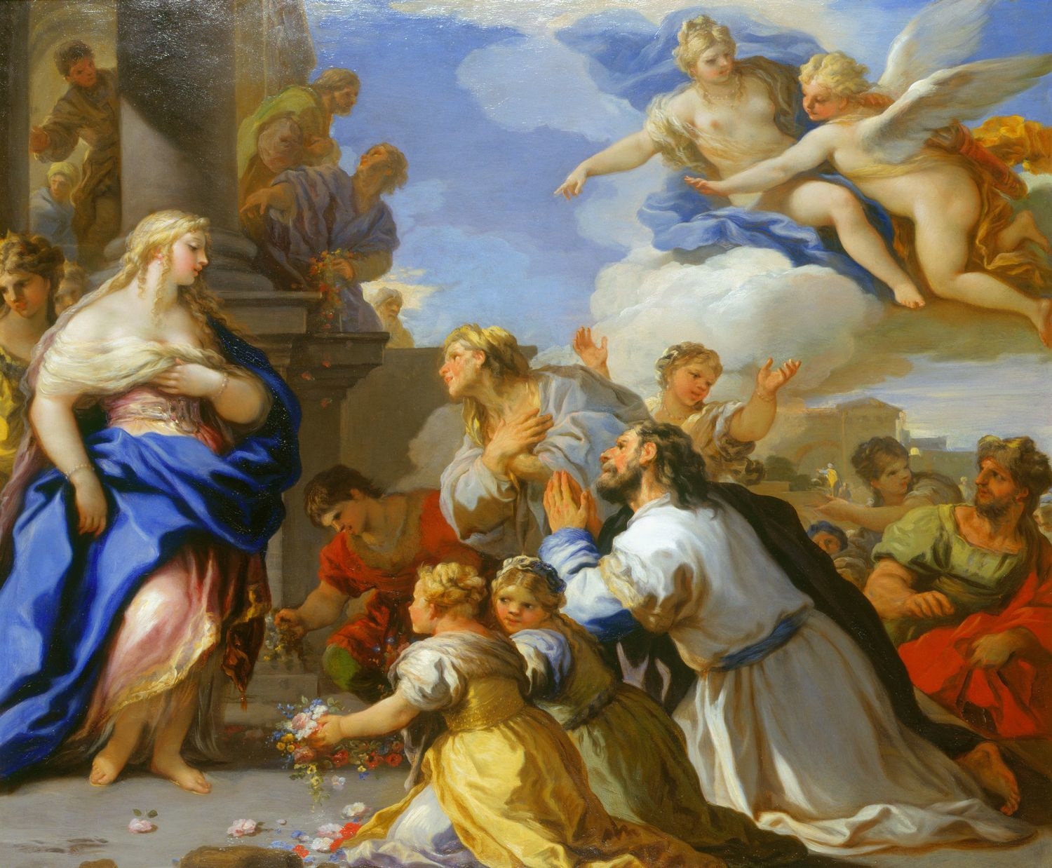 Luca Giordano, Psyche Honoured by the People
