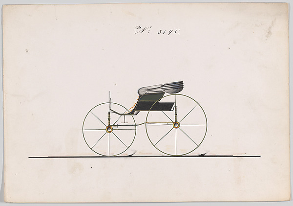 Brewster & Co., Design for Pony Phaeton, no. 3195