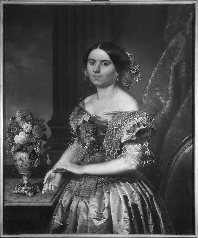 Józef Simmler, Portrait of Mrs. Skwarcowa