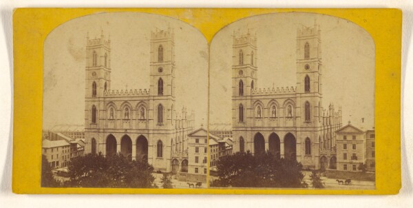 William Notman, French Cathedral, Quebec.