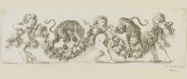 Stefano della Bella, Ornamenti di fregi e fogliami