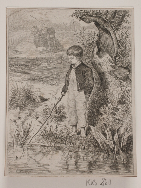 Adolph Kittendorff, En fiskende dreng