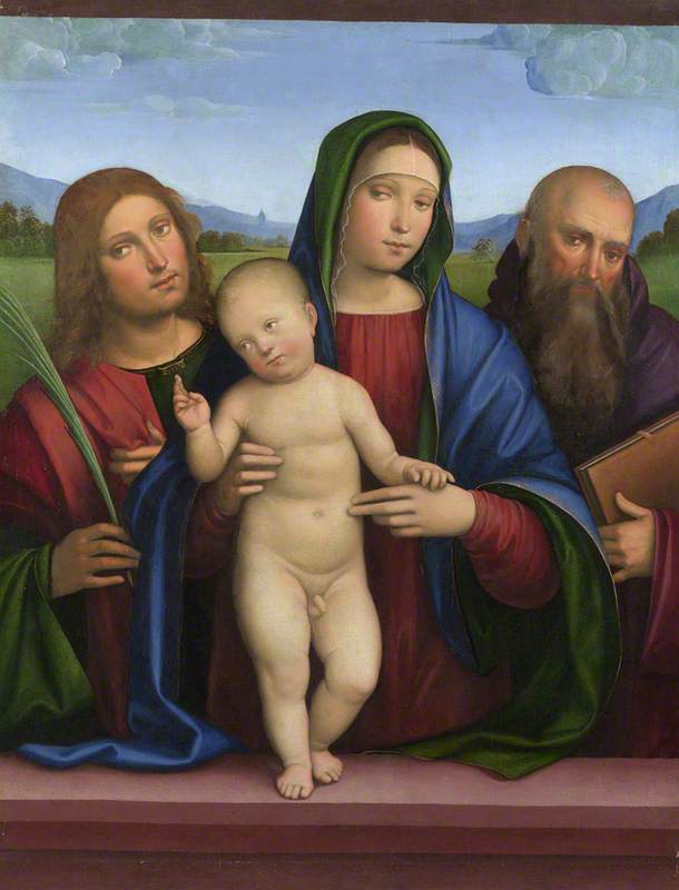 Francesco Francia, The Virgin and Child with Two Saints