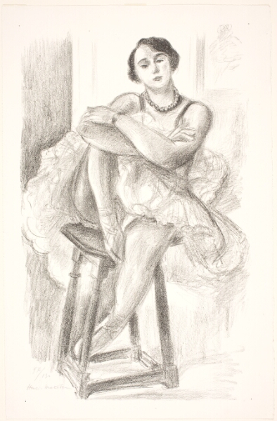 Henri Matisse, Danserinde, siddende på en skammel