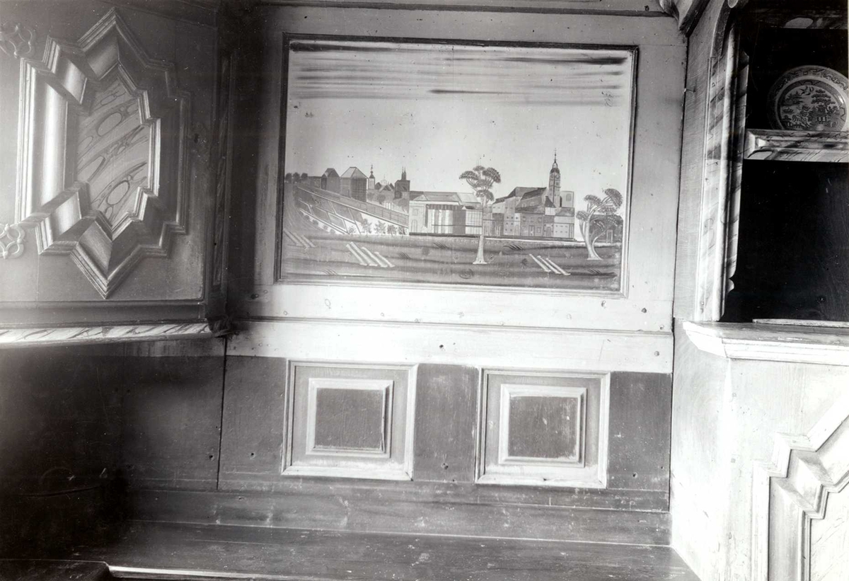 Gisle Midttun, Hansmoen, Tynset, Nord-Østerdal, Hedmark. Høysetetavle. Malt i 1836. Nå på Glomdalsmuseet.