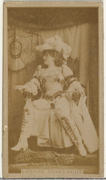 W. Duke, Sons & Co., Louise Montague, from the Actors and Actresses series (N145-8) issued by Duke Sons & Co. to promote Duke Cigarettes