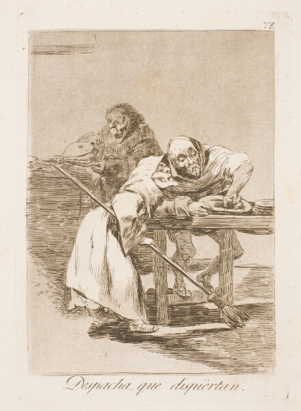 Francisco de Goya, Skynd dig, de vågner!