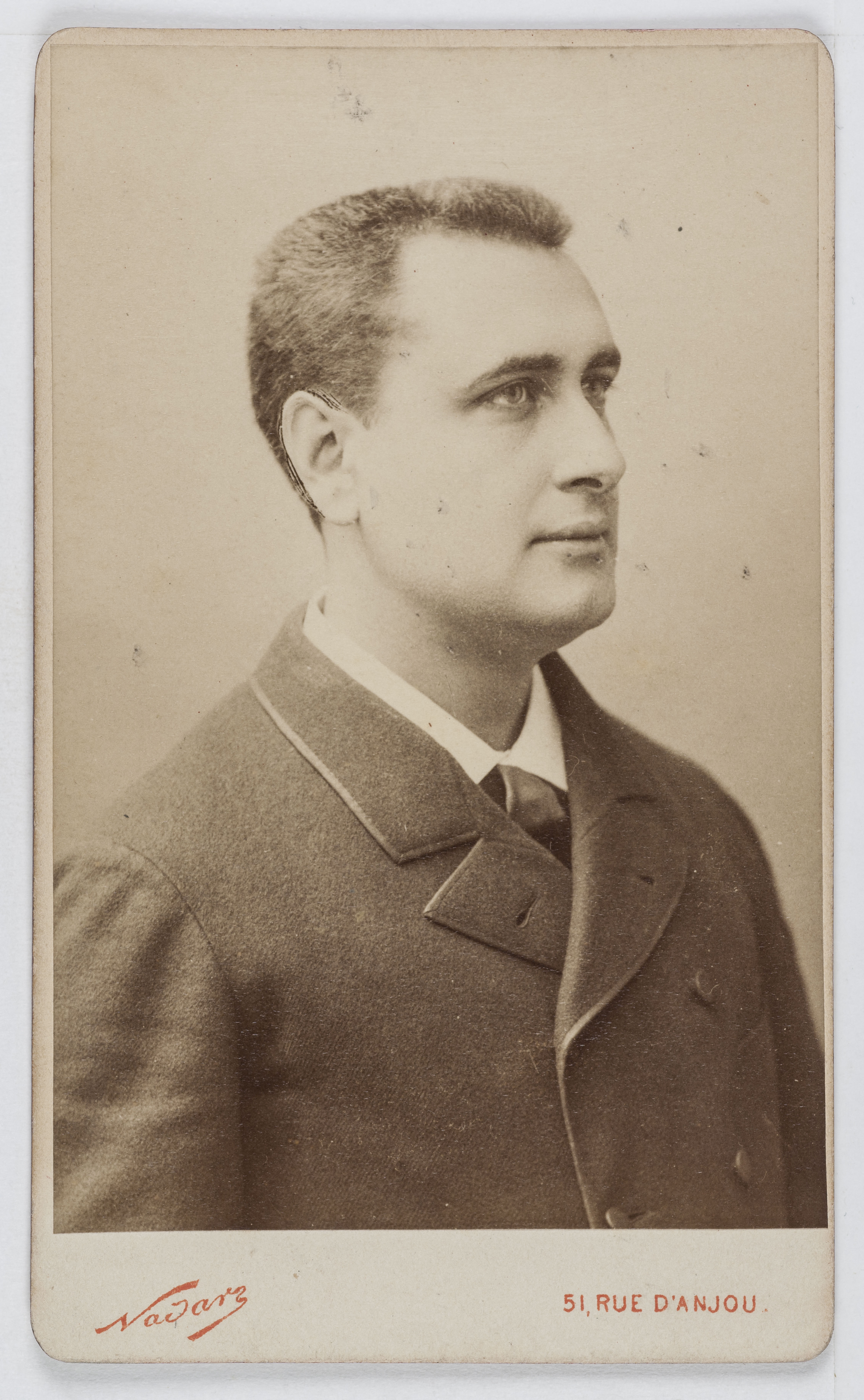 Atelier Nadar, Portrait d'Emile-Alexandre Taskin (1853-1897), chanteur et professeur au Conservatoire en 1891.