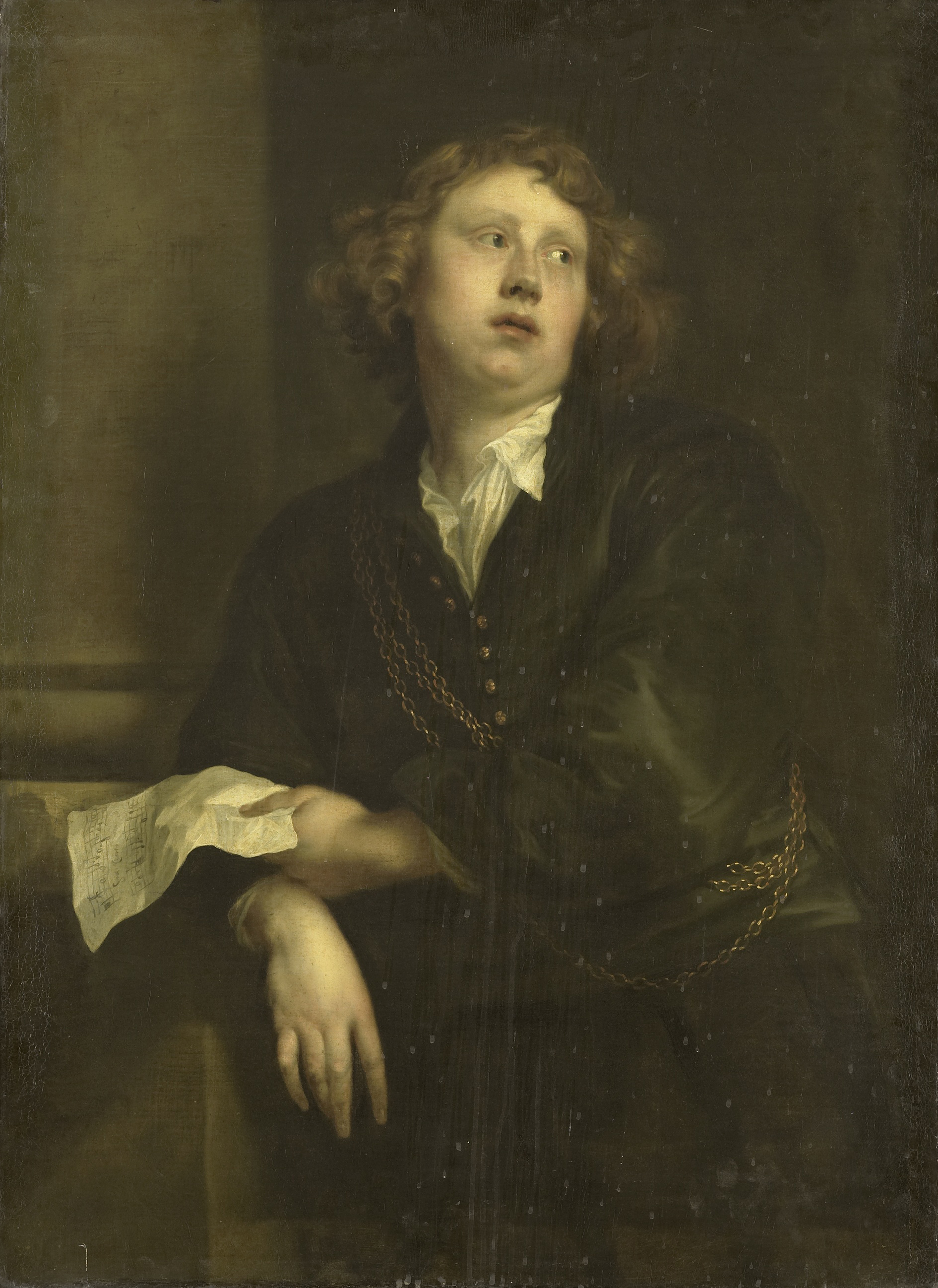 Anthony van Dyck, portrait of Henricus Liberti (1628-61). Composer and organist