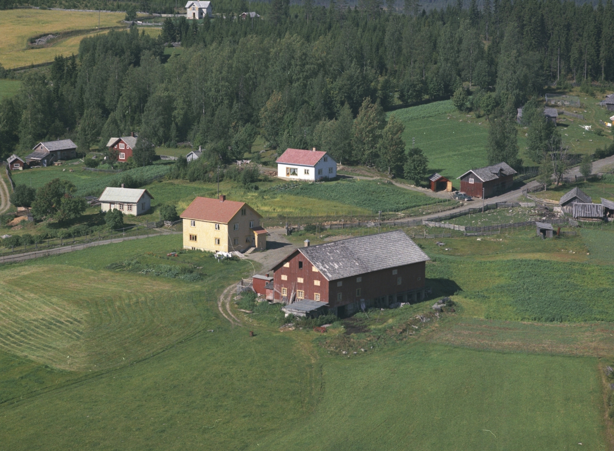 Widerøes Flyveselskap A/S, Flyfoto, Harbyengen, Åsmarka, Ringsaker.
