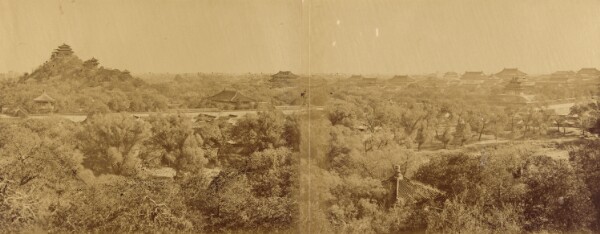 Felice Beato, [View of the Imperial Winter Palace, Pekin, Showing the Artificial Mill, October 29, 1860]