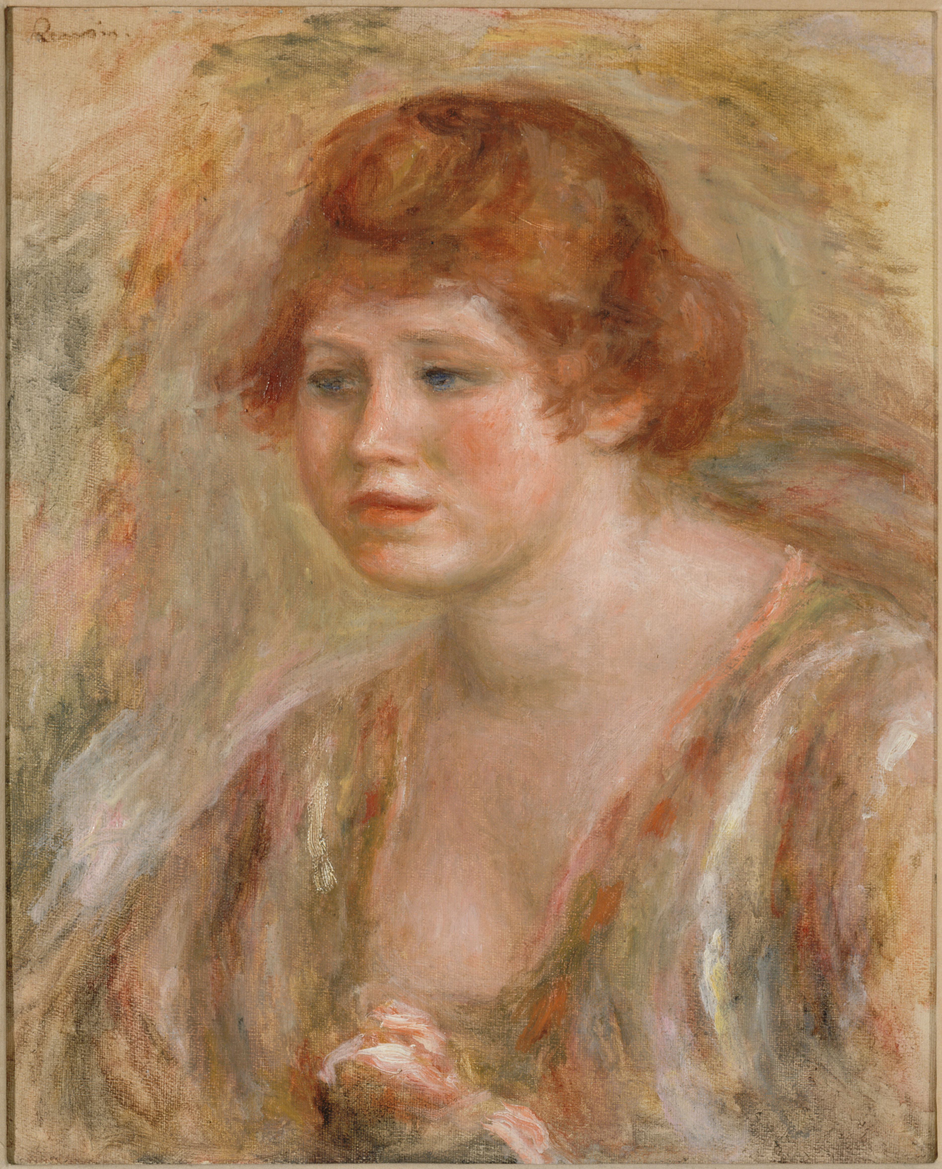 Auguste Renoir, Jeune femme à la rose