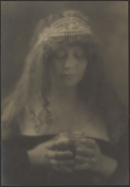 Louis Fleckenstein, [Woman Holding Vase]
