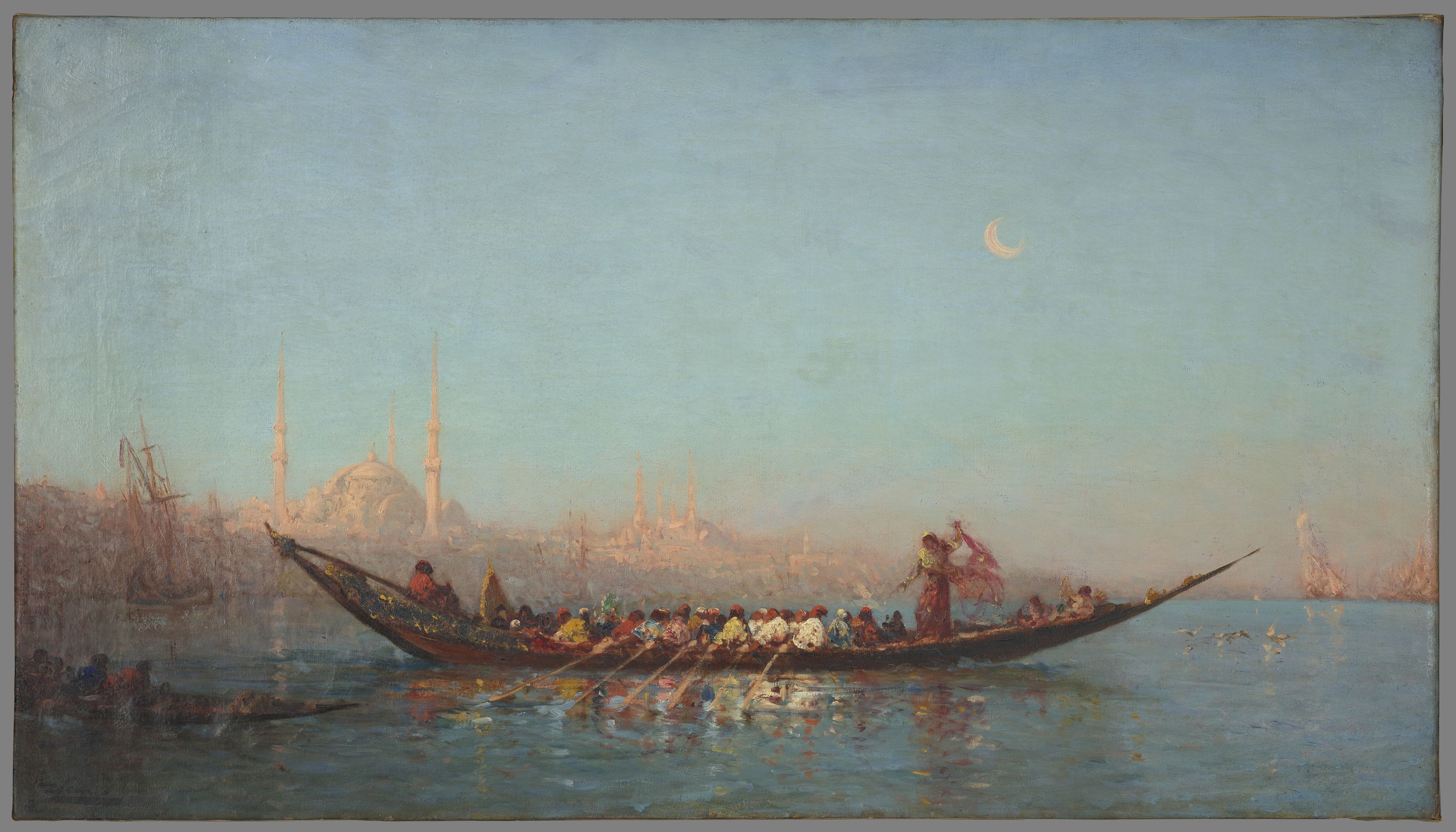 Félix Ziem, Constantinople, le caïque de la sultane