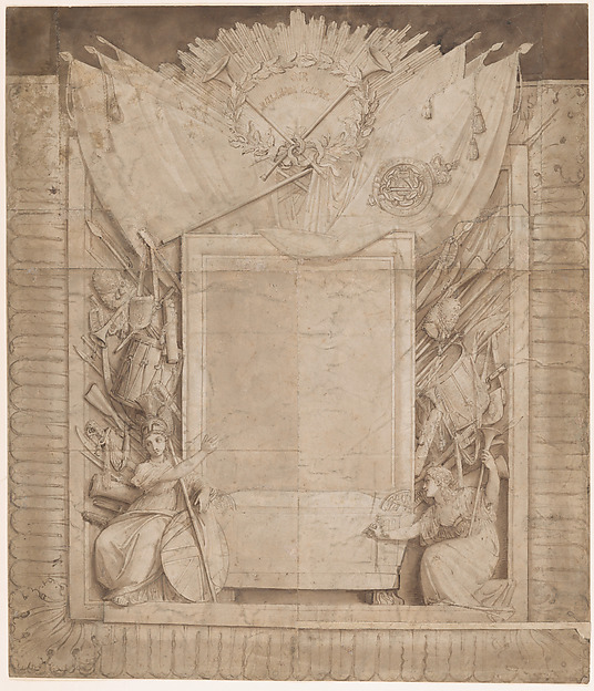 Thomas Stothard, Design for a memorial to Sir William Myers