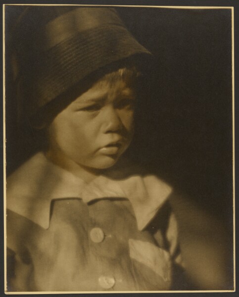 Louis Fleckenstein, [Portrait of a Young Child with Cap]
