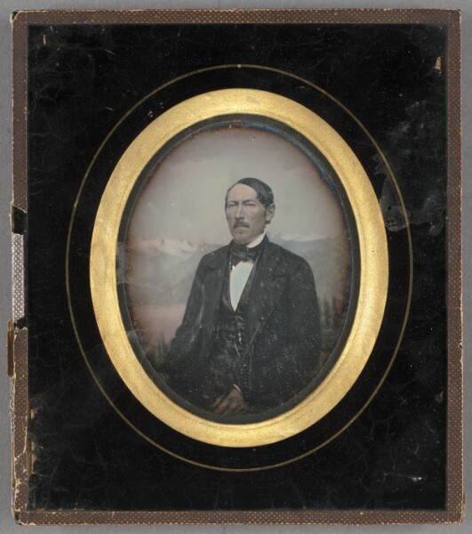 Unknown, [Portrait of a Seated, Moustachioed Man]