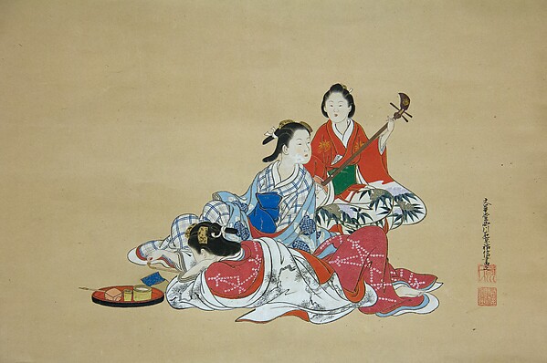 Nishikawa Sukenobu, Three Beauties