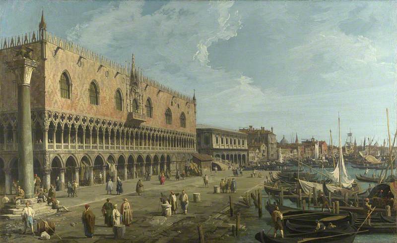 Canaletto, Venice: The Doge's Palace and the Riva degli Schiavoni