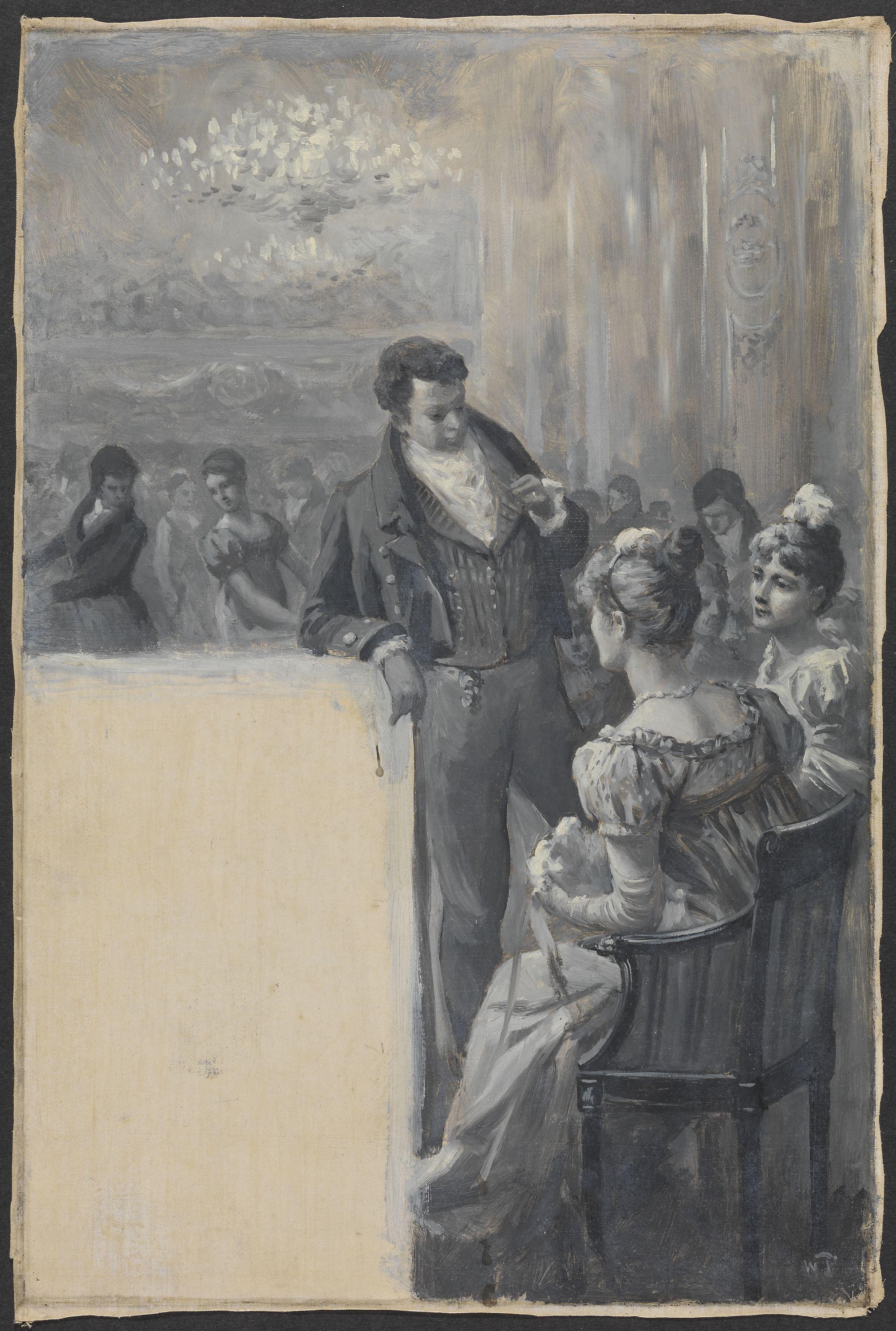 Wilhelm Peters, Illustrasjon til diktet "Drømmesyn" i Henrik Wergeland, Den engelske lods