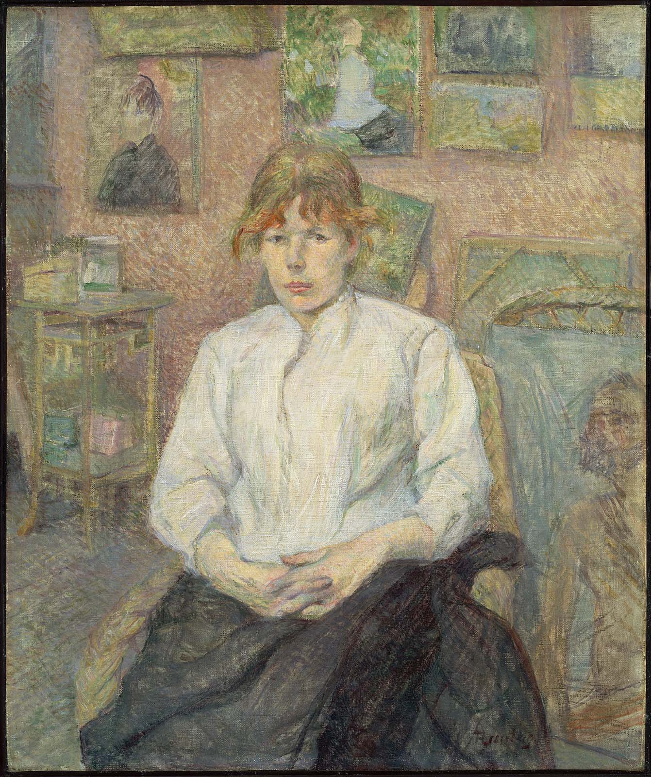 Henri de Toulouse-Lautrec, Carmen Gaudin in the Artist's Studio