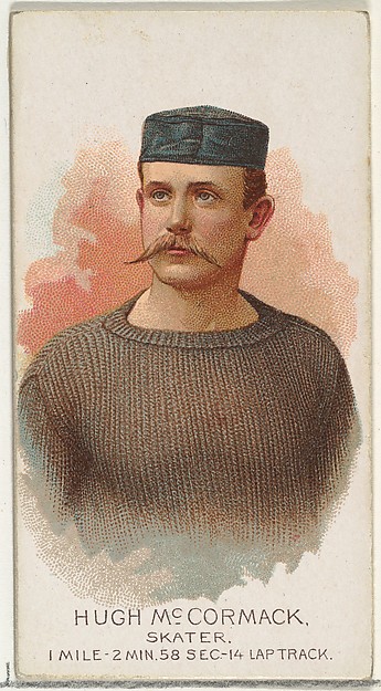 Allen & Ginter, Hugh McCormack, Skater, from World's Champions, Series 2 (N29) for Allen & Ginter Cigarettes