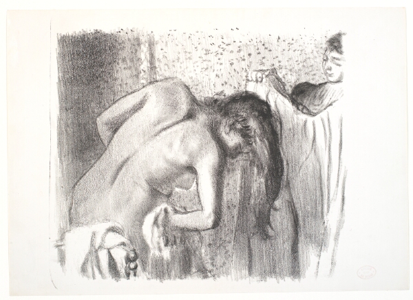 Edgar Degas, La sortie du bain (grande planche)