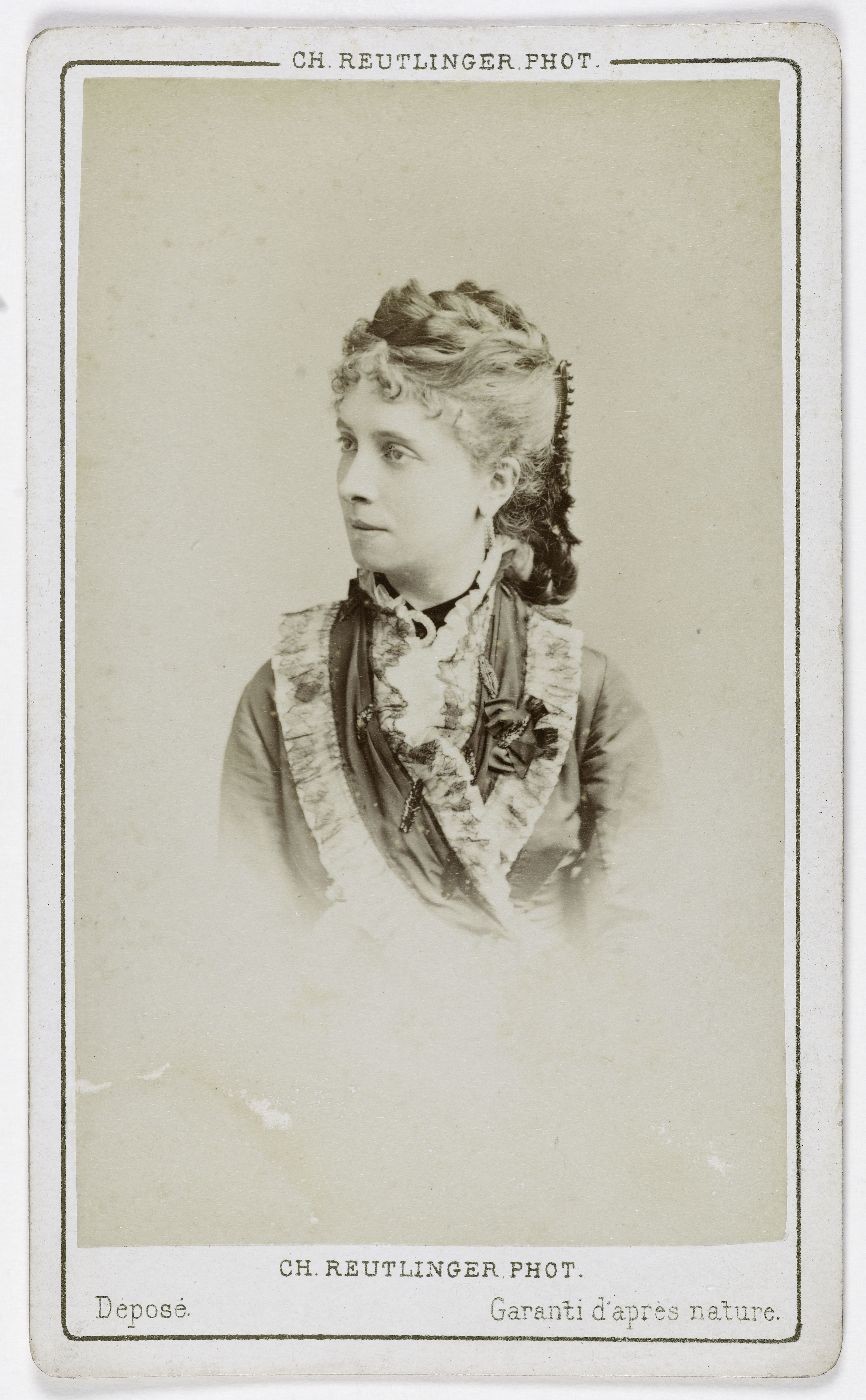 Charles Reutlinger, Portrait de H. Dupont (actrice aux Bouffes)