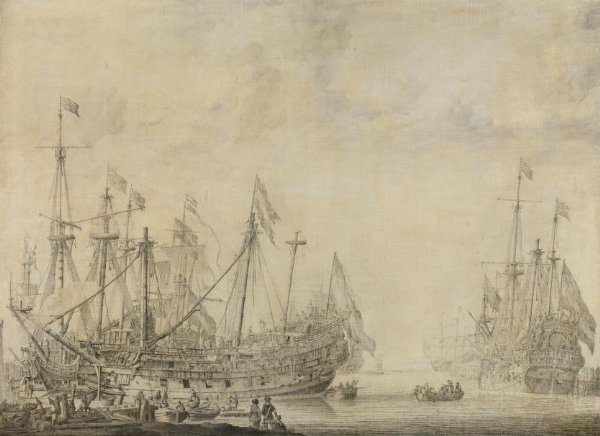 Willem van de Velde (I), Ships after the Battle