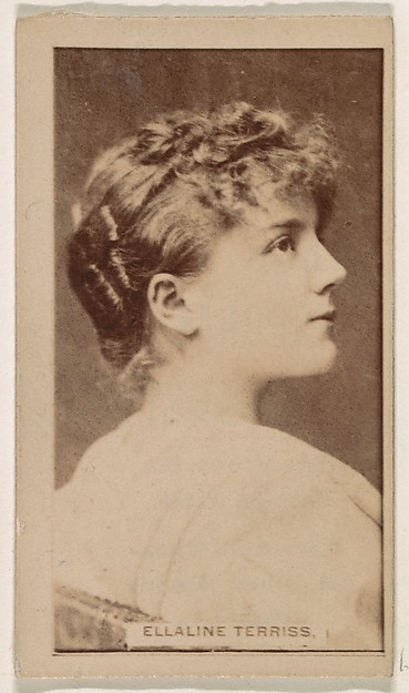 Kinney Brothers Tobacco Company, Ellaline Terriss, from the Actresses series (N245) issued by Kinney Brothers to promote Sweet Caporal Cigarettes