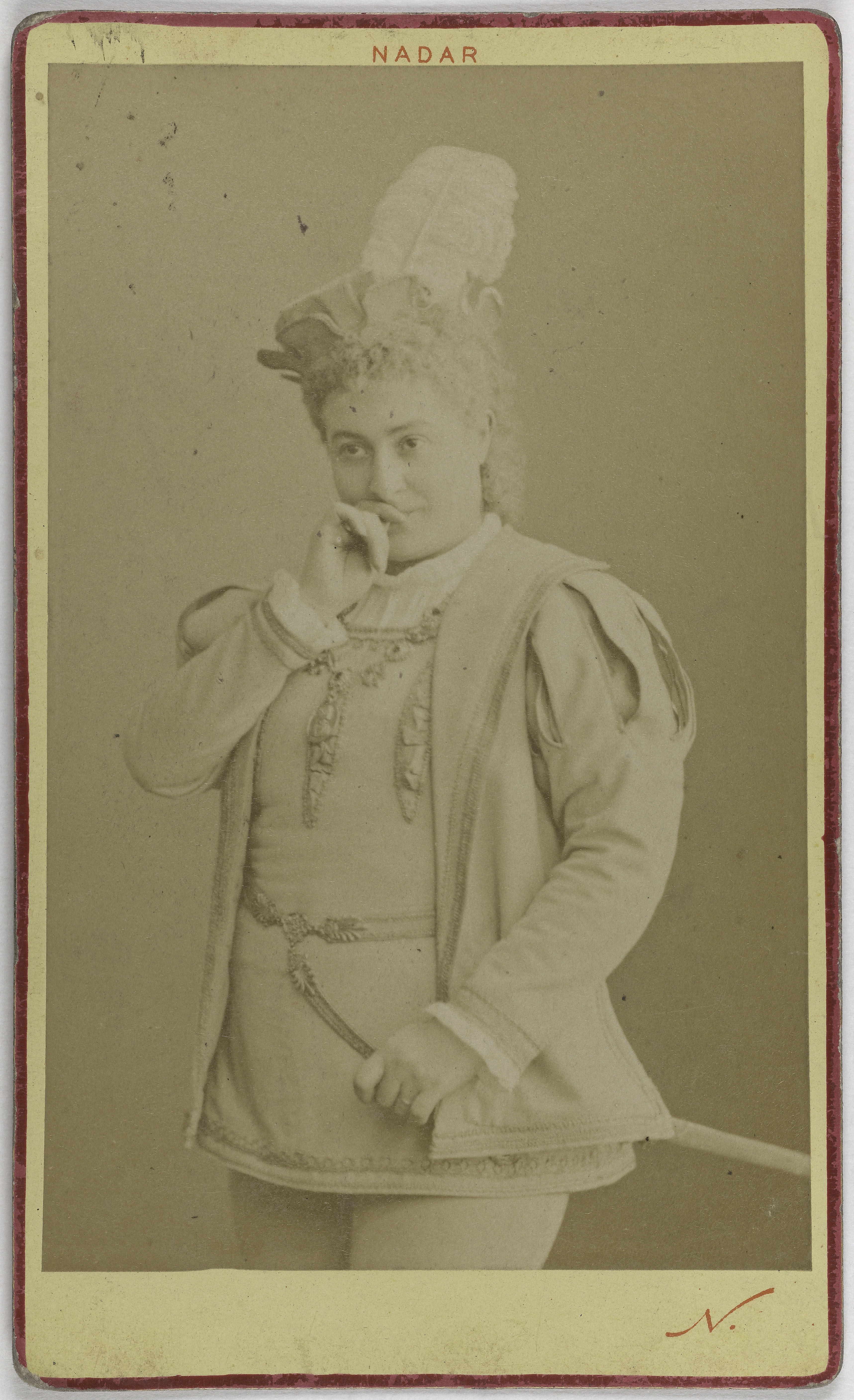 Atelier Nadar, Portrait de Mme Peschard, (née Marie Blanche Renouleau), (-1888), (actrice)