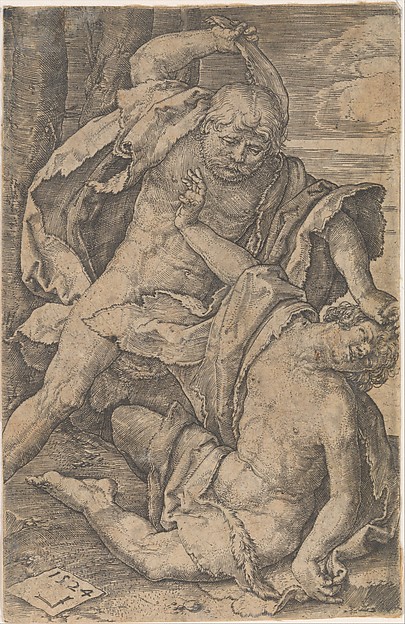 Lucas van Leyden, Cain Killing Abel