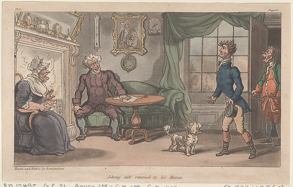 Thomas Rowlandson, Johnny safe returned to his Mama
