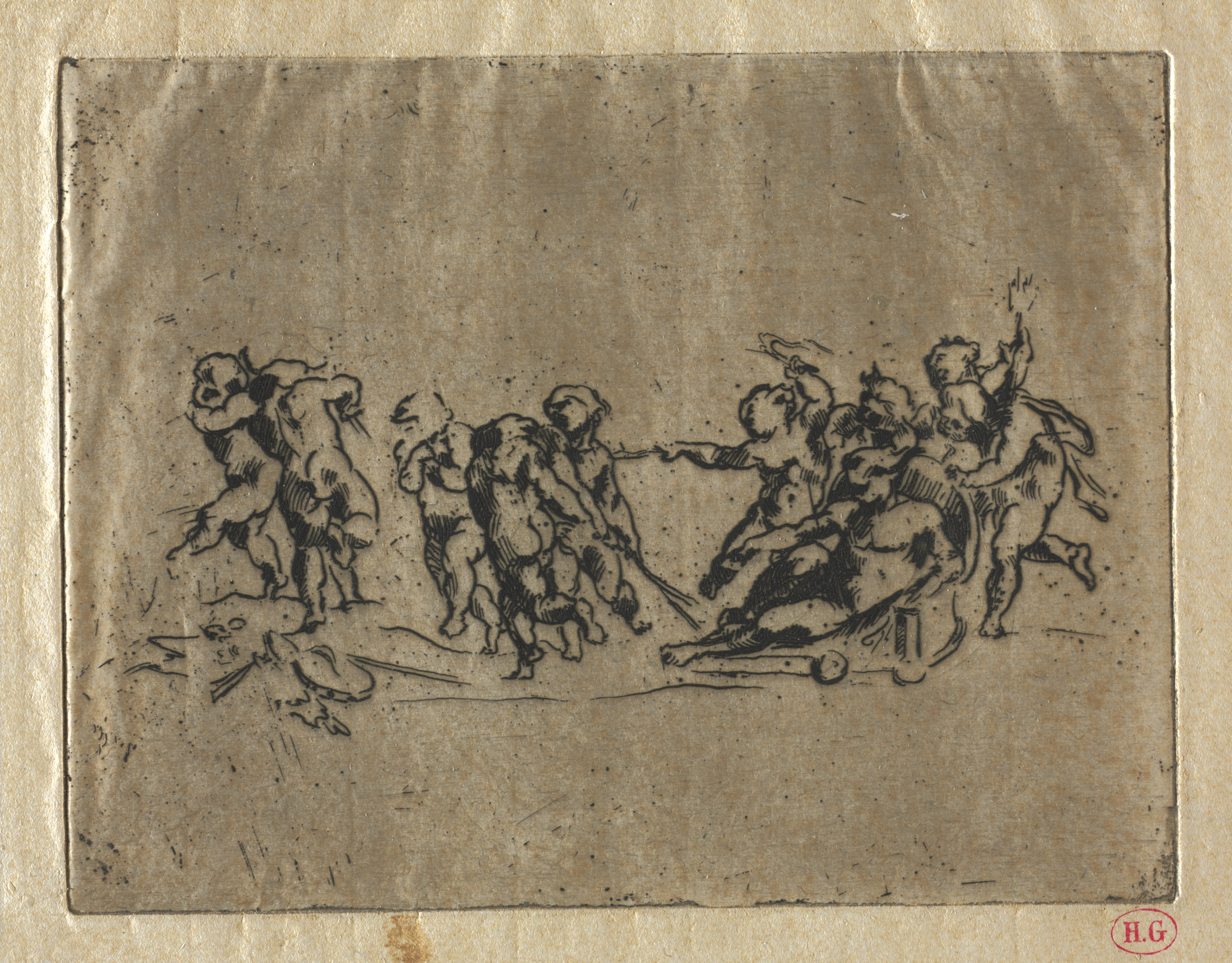 Jean-Baptiste Carpeaux, Bacchanal with Children and Chariot