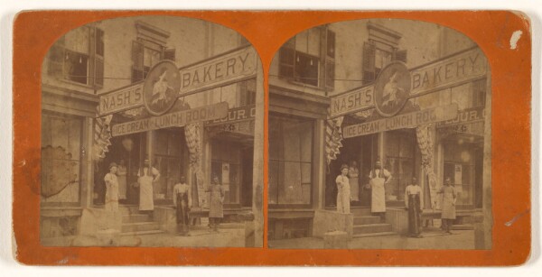 Unknown, [Exterior view of Nash's Bakery, Ice Cream and Lunch Room]