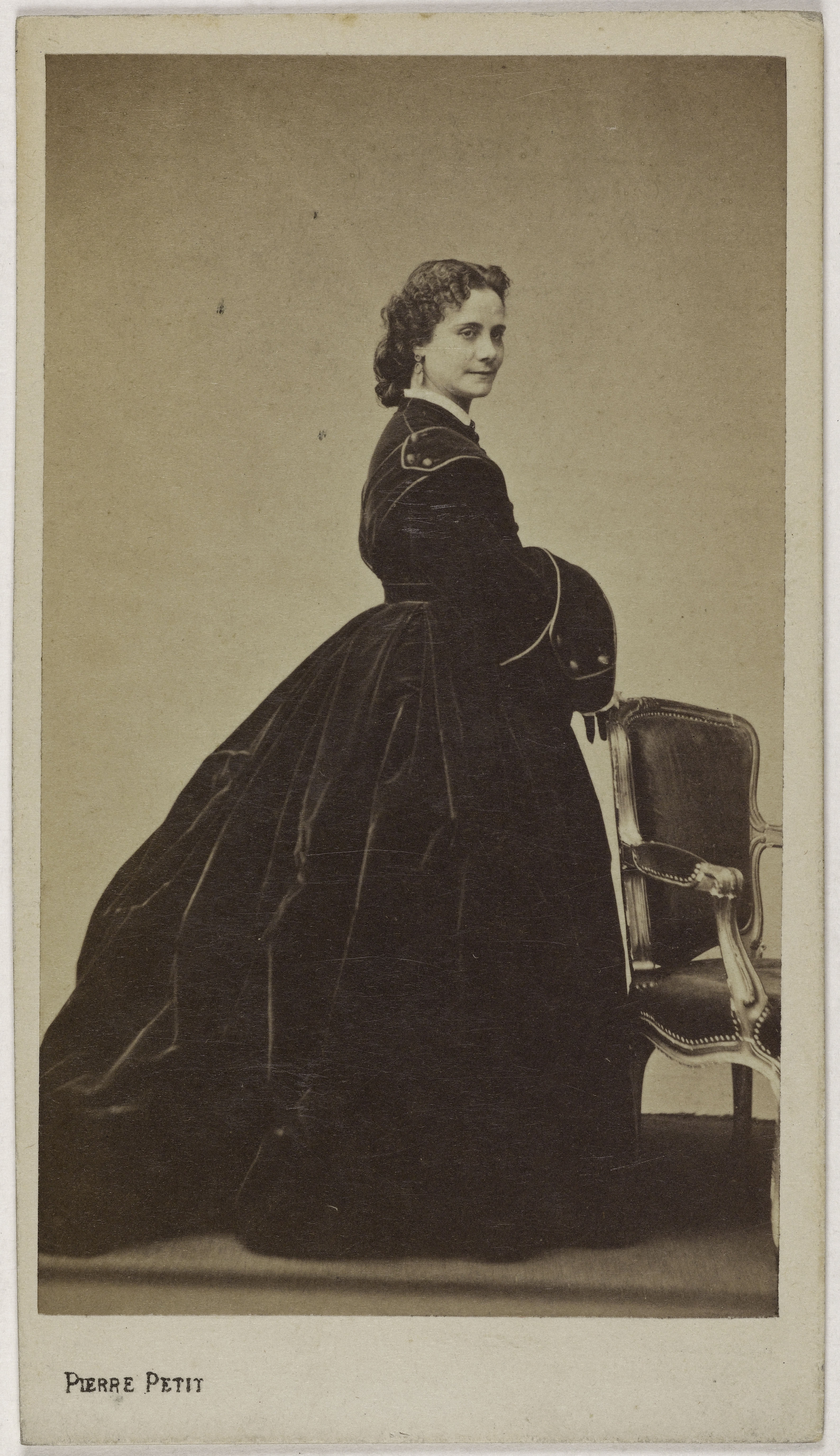 Pierre Petit, Portrait de Marie-Anne Daudoird, (Marie-Anne Giraud, dite, 1831-19), (actrice)