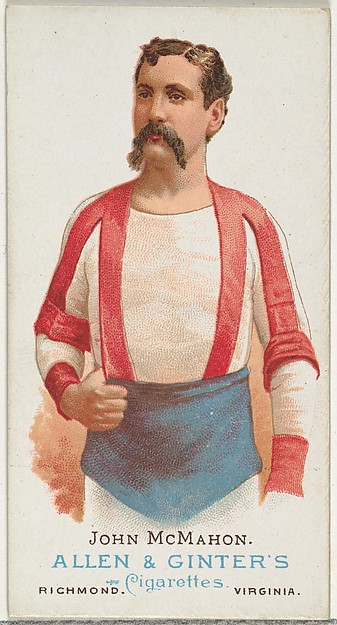Allen & Ginter, John McMahon, Wrestler, from World's Champions, Series 1 (N28) for Allen & Ginter Cigarettes