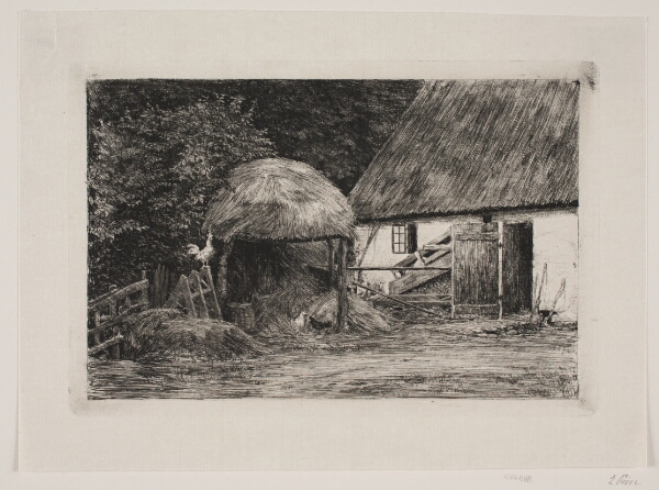 Carl Bloch, Ved bondehuset