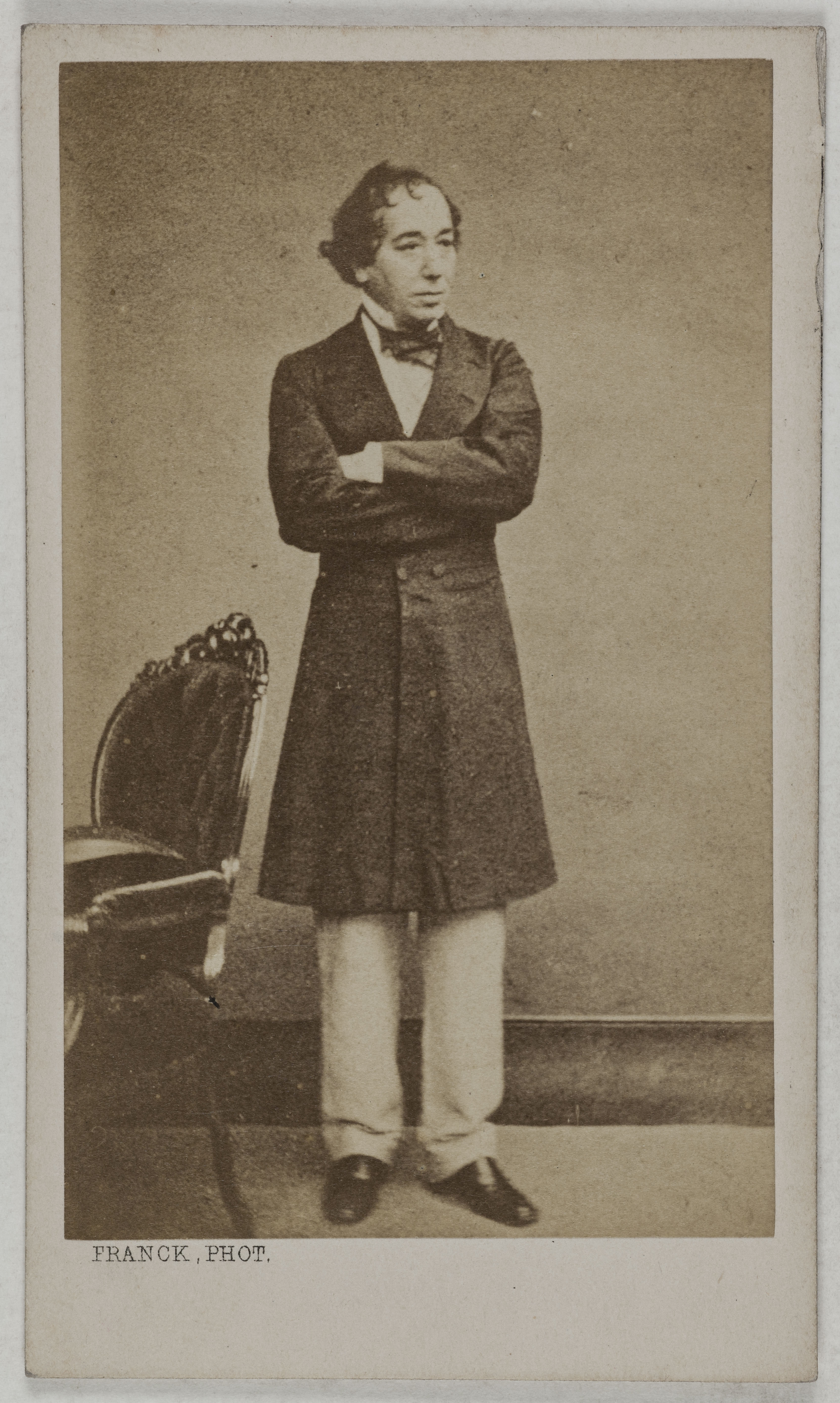 Franck, Portrait de Disraeli Benjamin, (1804-1881), (homme d'état anglais, écrivain)