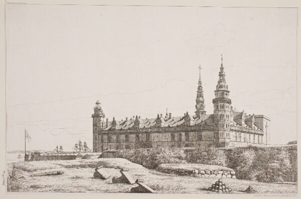 Constantin Hansen, Kronborg set fra den nordvestlige side