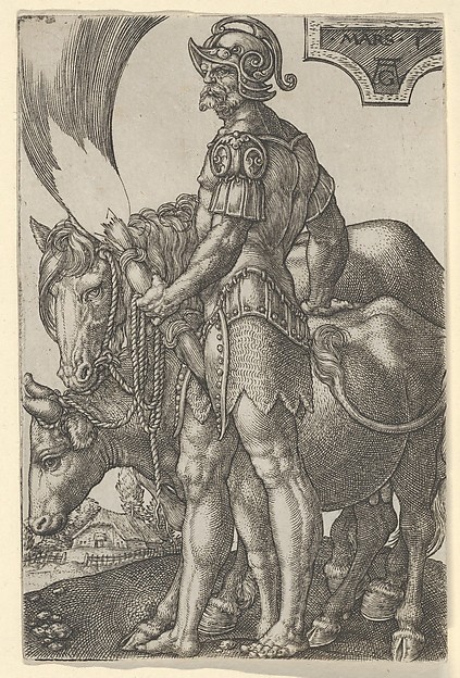 Heinrich Aldegrever, Mars, from The Seven Planets
