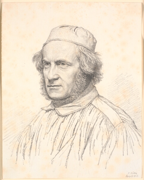 Christen Købke, Portræt af H.W.Bissen (1798-1868)