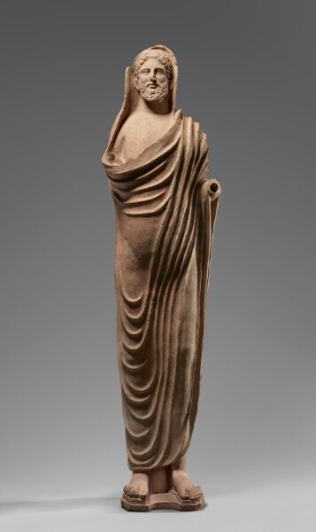Unknown, Statue of a Bearded Draped Man