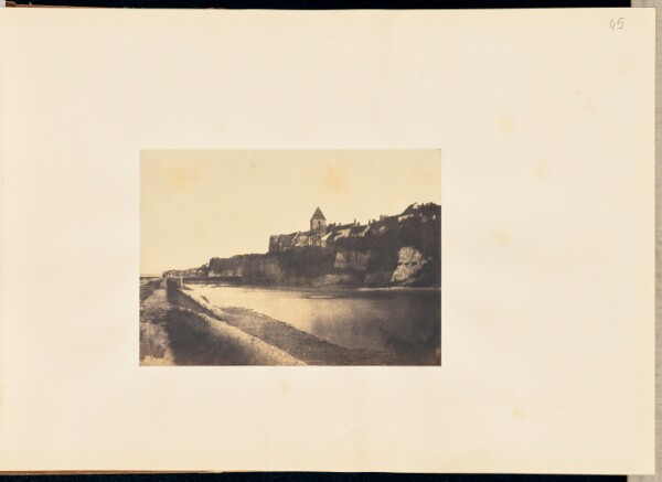 Louis-Alphonse Davanne, [River view, Saint-Valery-sur-Somme]