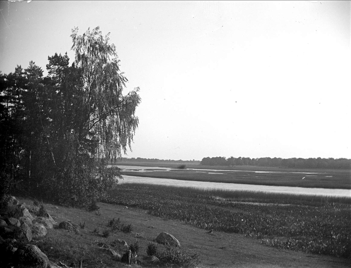August Fredrik Schagerström, Landskapsvy med Sagån, Teda socken, Uppland 1914