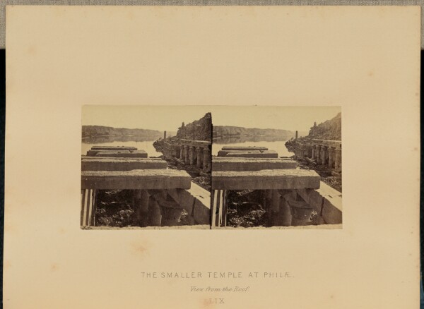 Francis Frith, The Smaller Temple at Philæ. View from the Roof