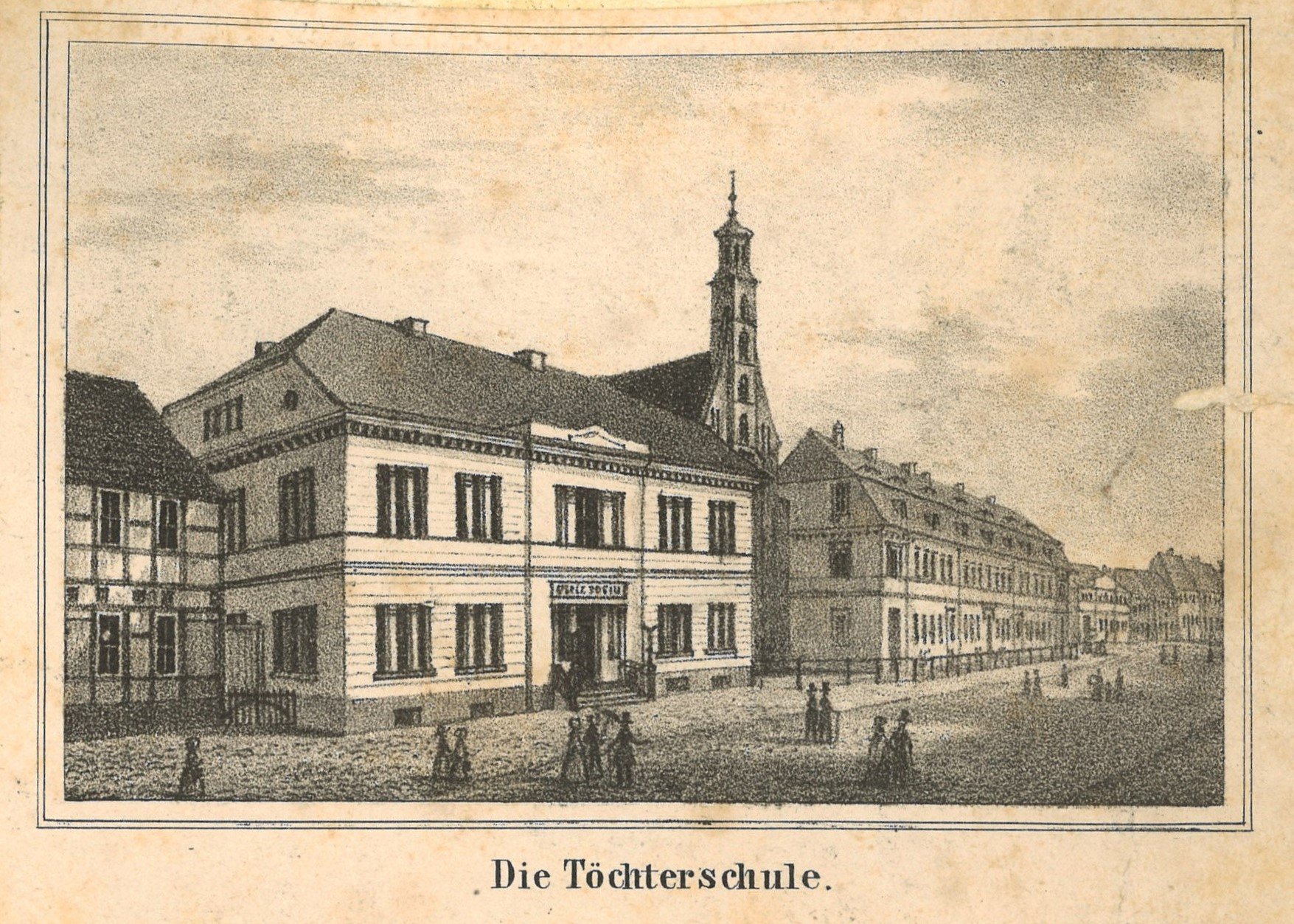 Gustav Frank (Lithograf), Prenzlau: Töchterschule